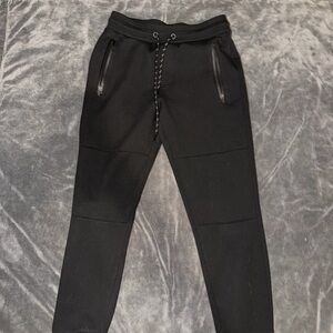 Mens Black Aeropostale Jogger Pants with Drawstring Size Small